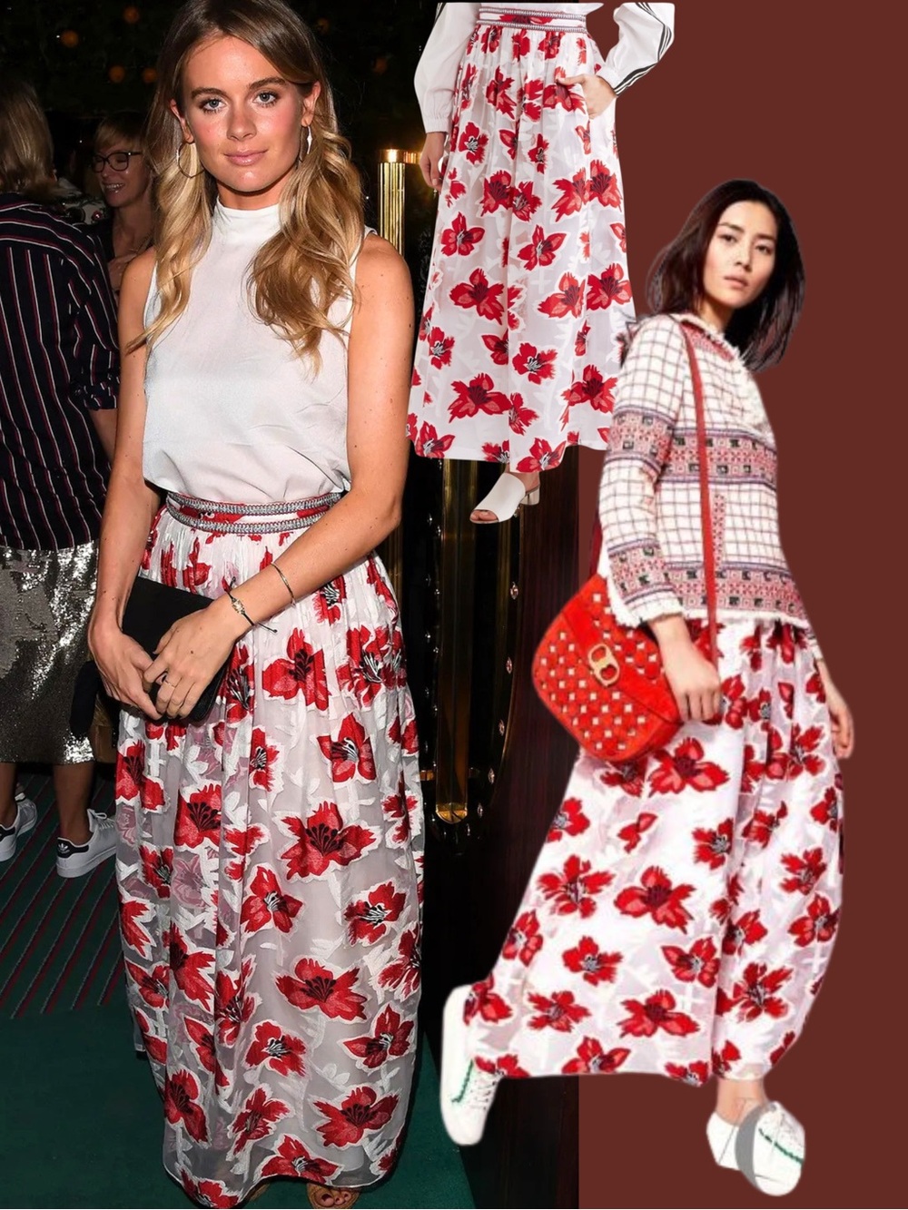 ✨ NWT Tory Burch Barrington Nantucket Floral Maxi Skirt Size 4 ✨